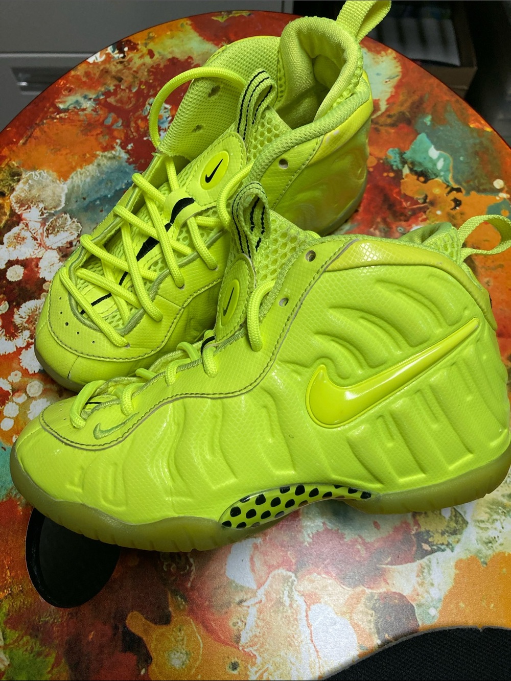 Nike 13C Little Posit One Volt PS Sneakers, new laces, 843755-702